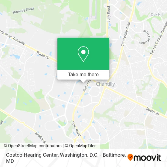 Costco Hearing Center map