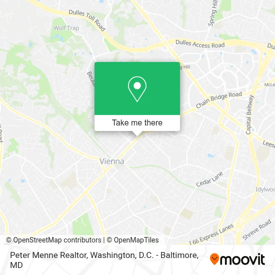 Peter Menne Realtor map