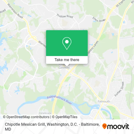 Chipotle Mexican Grill map