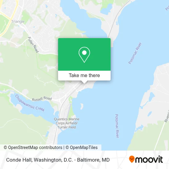 Conde Hall map