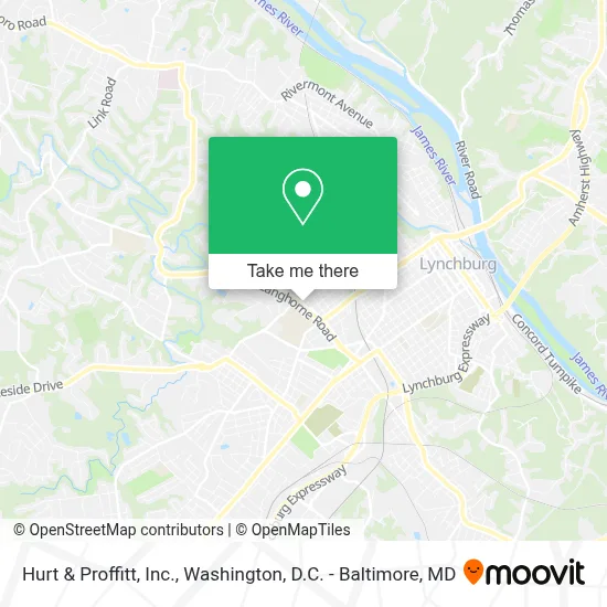 Hurt & Proffitt, Inc. map