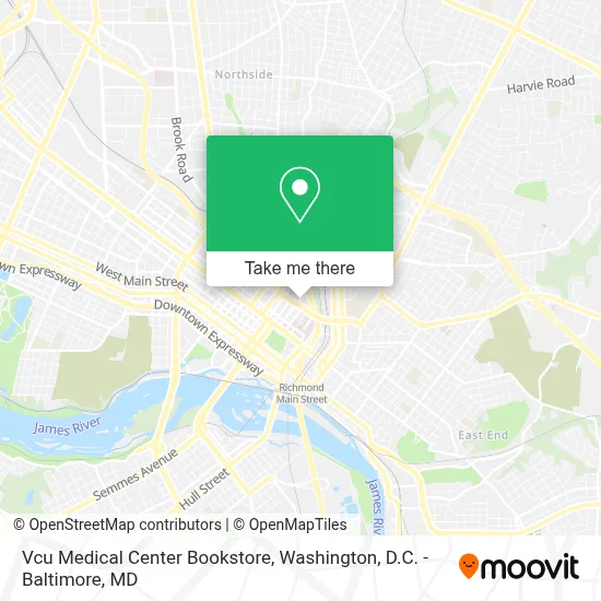 Vcu Medical Center Bookstore map