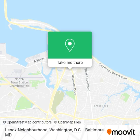 Lenox Neighbourhood map