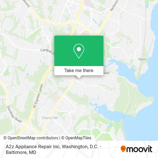 A2z Appliance Repair Inc map