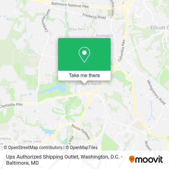 Ups Authorized Shipping Outlet map