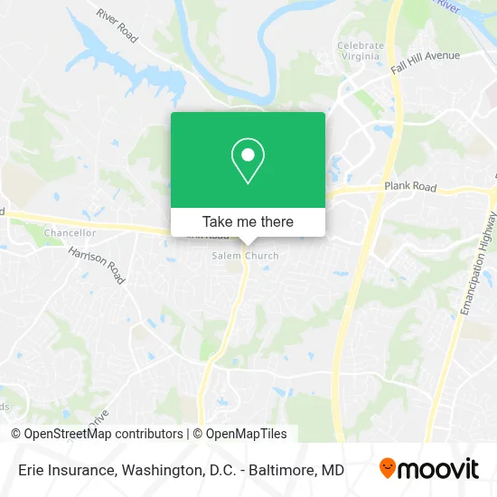 Erie Insurance map