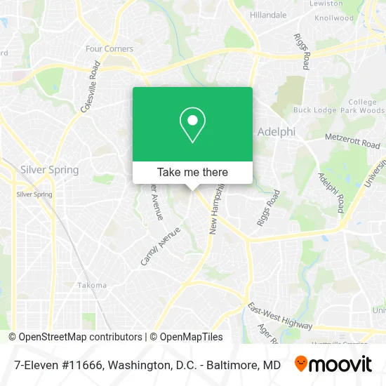 7-Eleven #11666 map
