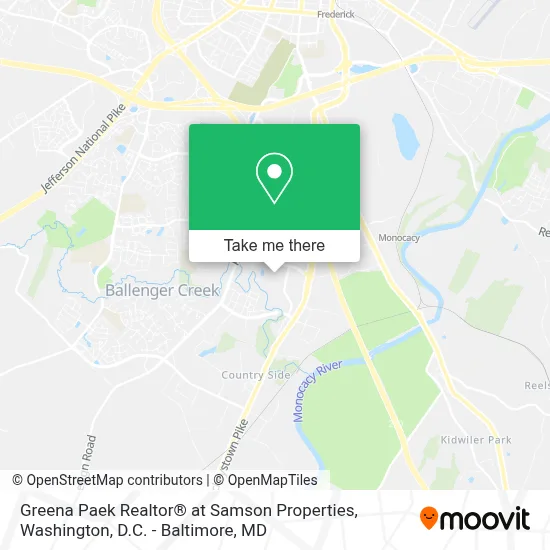 Greena Paek Realtor® at Samson Properties map