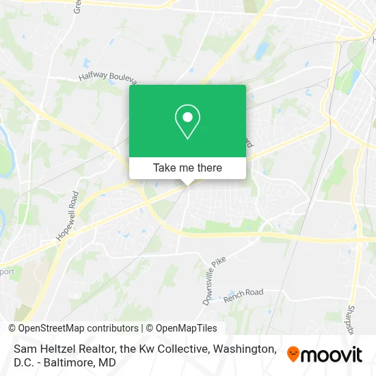 Sam Heltzel Realtor, the Kw Collective map