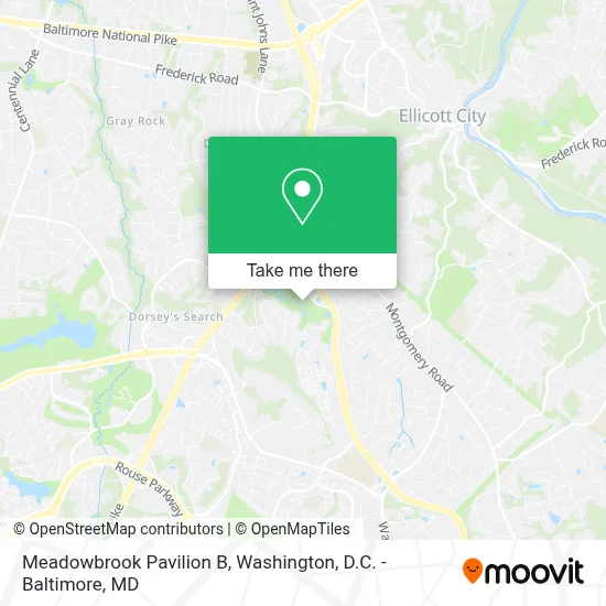 Meadowbrook Pavilion B map