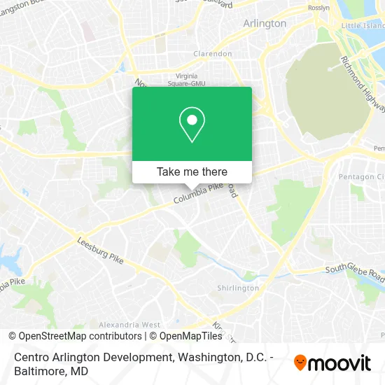 Centro Arlington Development map
