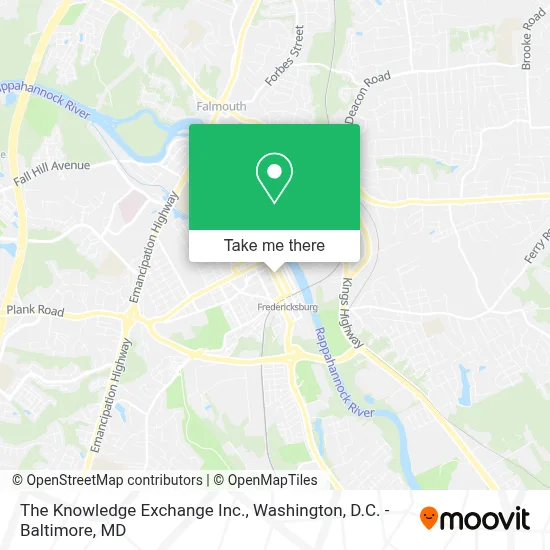 The Knowledge Exchange Inc. map