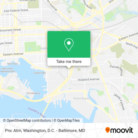 Pnc Atm map