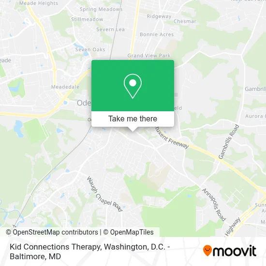 Kid Connections Therapy map