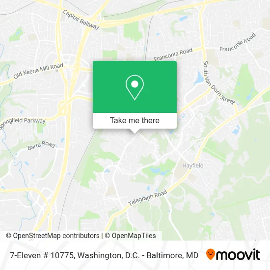 7-Eleven # 10775 map