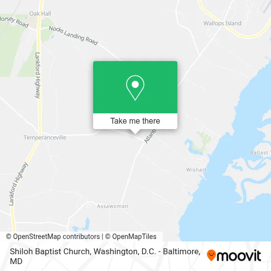 Shiloh Baptist Church map