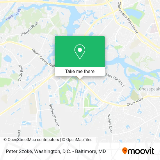 Peter Szoke map