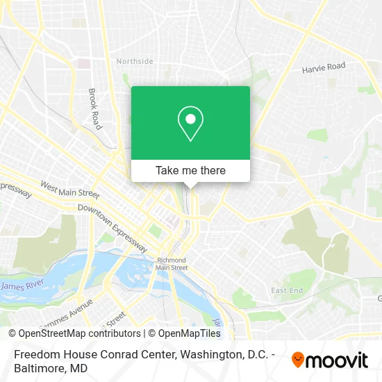 Freedom House Conrad Center map