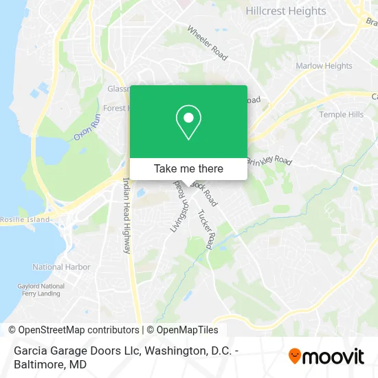 Garcia Garage Doors Llc map