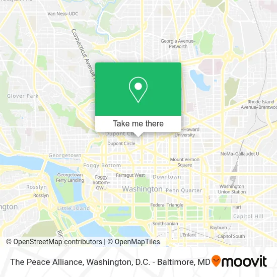 The Peace Alliance map