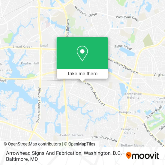 Arrowhead Signs And Fabrication map