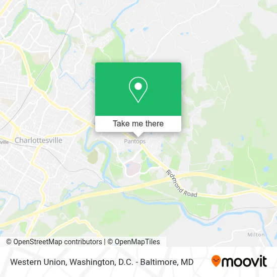 Western Union map