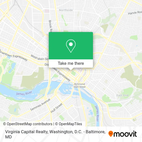 Virginia Capital Realty map