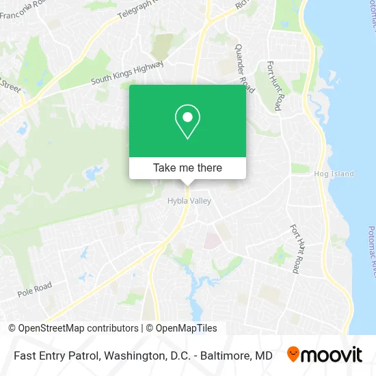 Fast Entry Patrol map