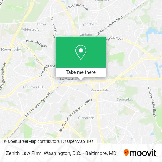 Zenith Law Firm map