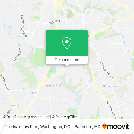 The Isak Law Firm map