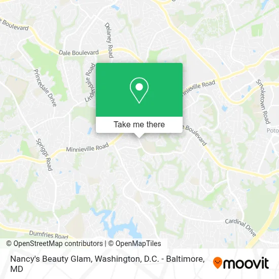Nancy's Beauty Glam map