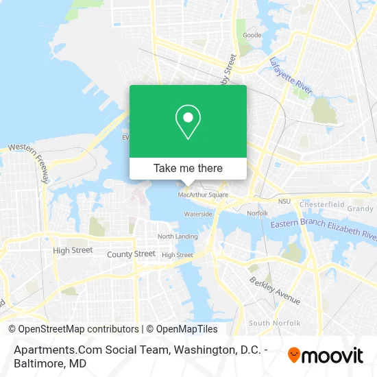 Apartments.Com Social Team map