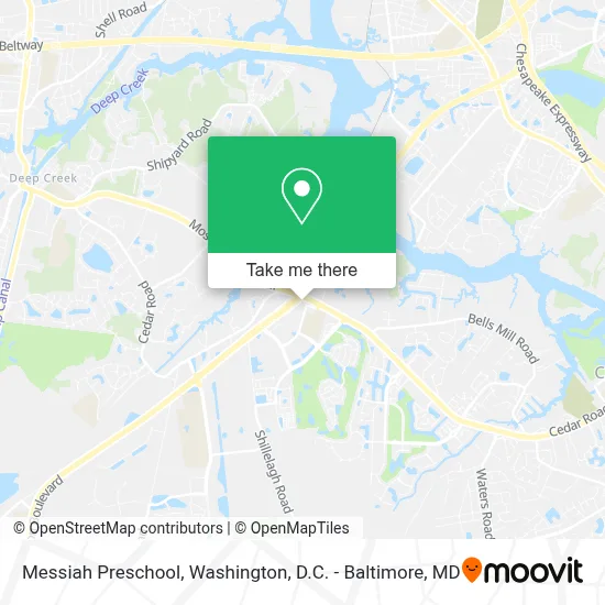 Messiah Preschool map