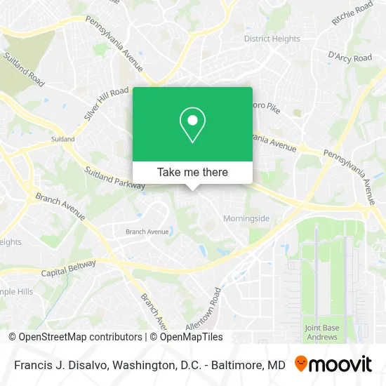 Francis J. Disalvo map