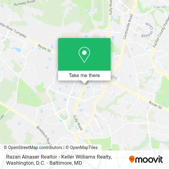 Razan Alnaser Realtor - Keller Williams Realty map