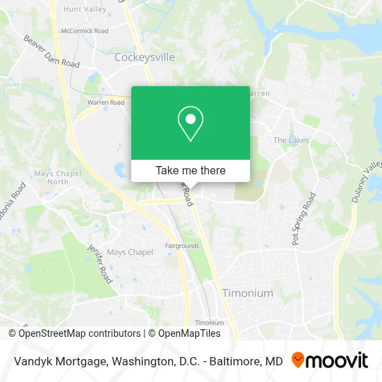 Vandyk Mortgage map
