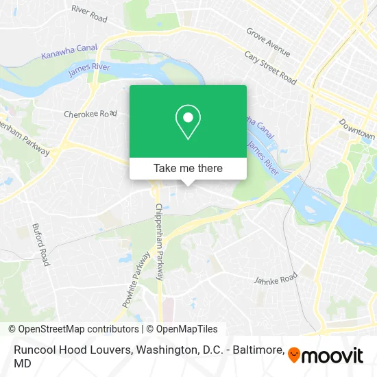 Runcool Hood Louvers map