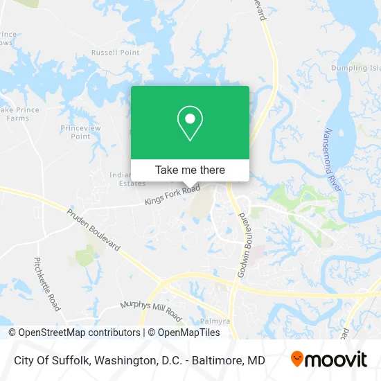 City Of Suffolk map