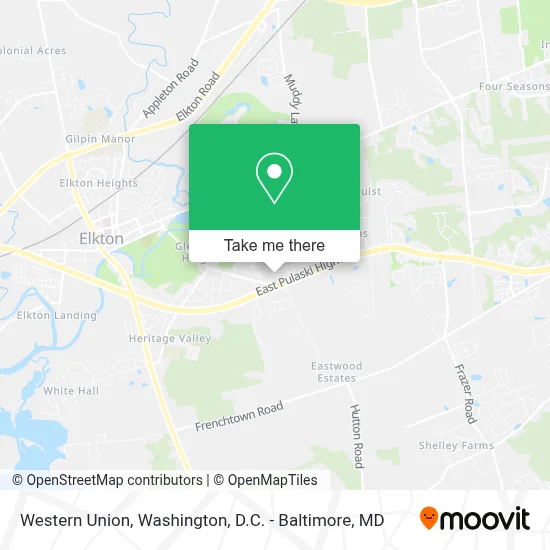 Western Union map