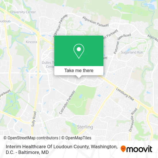 Interim Healthcare Of Loudoun County map