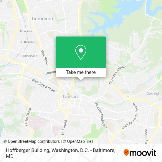 Hoffberger Building map