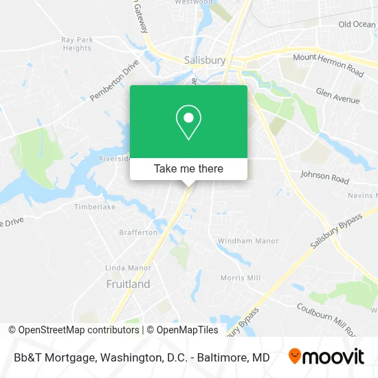Bb&T Mortgage map