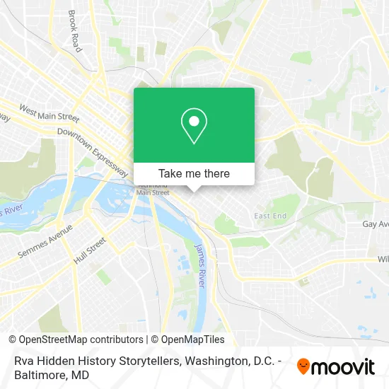 Rva Hidden History Storytellers map