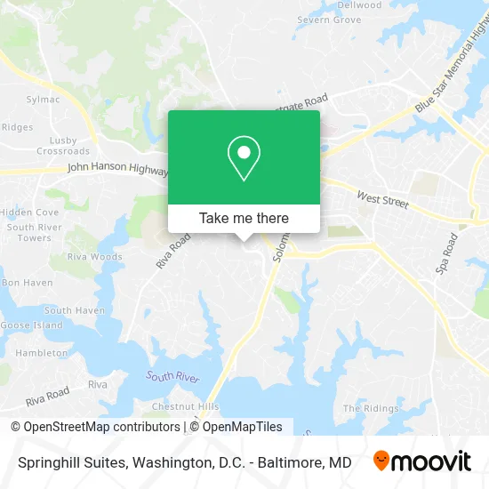Springhill Suites map