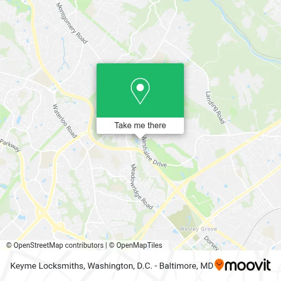Keyme Locksmiths map