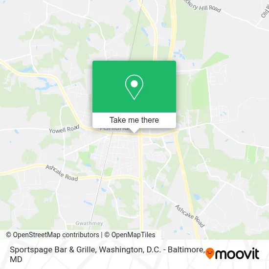 Sportspage Bar & Grille map