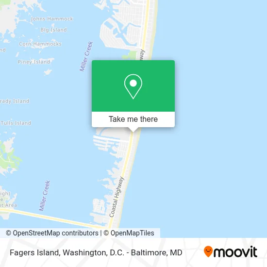Fagers Island map