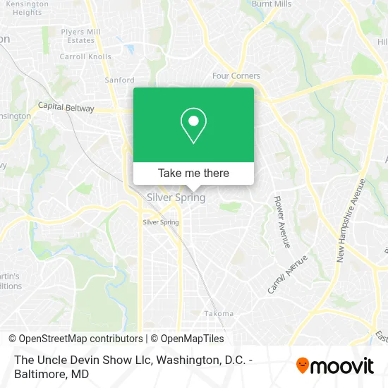 The Uncle Devin Show Llc map