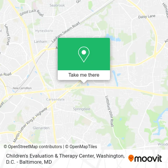 Children's Evaluation & Therapy Center map