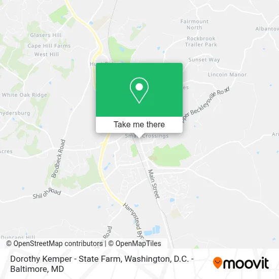 Dorothy Kemper - State Farm map